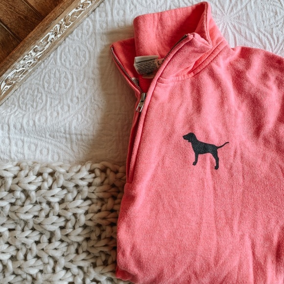 PINK Victoria's Secret Tops - Victoria’s Secret PINK quarter zip